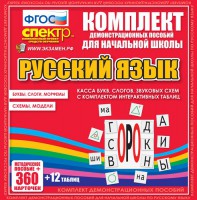 Динамические раздаточные пособия. Русский язык (комплект демонстрационных материалов). Касса букв, слогов, звуковых схем с набором интерактивных таблиц. - fgospostavki.ru - Первоуральск