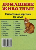 Раздаточные карточки "Домашние животные" - fgospostavki.ru - Первоуральск