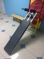 Доска для пресса навесная на шведскую стенку с двумя валиками (длина 1,5 метра) - fgospostavki.ru - Первоуральск