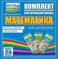 Динамические раздаточные пособия. Математика (Эластичные элементы). Единицы измерения, доли и дроби. - fgospostavki.ru - Первоуральск