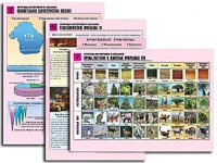 Комплект таблиц по географии "Природа материков и океанов" раздаточные (цветные, ламинированные, А4, 12 штук) - fgospostavki.ru - Первоуральск