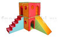Домик игровой двухэтажный (комплект) - fgospostavki.ru - Первоуральск