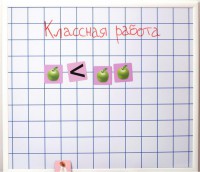 Магнитно-маркерная доска "Клетка" (86 см х 75 см) - fgospostavki.ru - Первоуральск