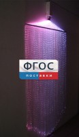 Фибероптическая занавесь (150 волокон) с интерактивным источником света - fgospostavki.ru - Первоуральск