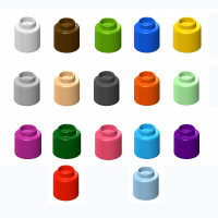  Элемент конструктора одиночный одноцветный Color Blocks 100 штук - fgospostavki.ru - Первоуральск
