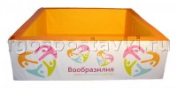 Бассейн "Вообразилия" квадратный с шелкографией - fgospostavki.ru - Первоуральск