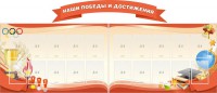 Стенд "Наши победы и достижения" (резной стенд из 3-х частей) - fgospostavki.ru - Первоуральск
