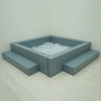 Сухой бассейн с шариками и RGB-подсветкой 190х190 см - fgospostavki.ru - Первоуральск