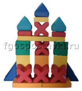 Мягкий модуль-конструктор "Башня" (21 элемент) - fgospostavki.ru - Первоуральск
