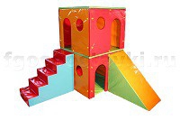 Домик игровой двухэтажный (комплект) - fgospostavki.ru - Первоуральск