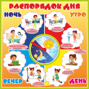 Стенд "Распорядок дня" - fgospostavki.ru - Первоуральск