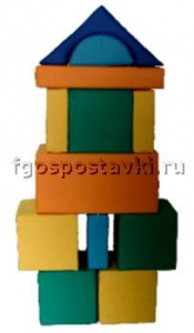 Мягкий модуль-конструктор "Городок" (12 элементов) - fgospostavki.ru - Первоуральск