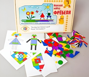Игровой набор Фребеля "Конструктор плоскостной-4" (Серия "Эксперимент") - fgospostavki.ru - Первоуральск