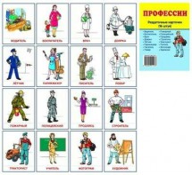 Раздаточные карточки "Профессии" - fgospostavki.ru - Первоуральск