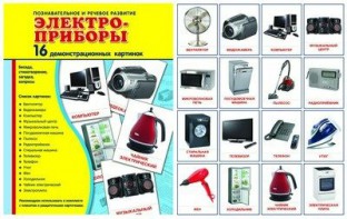Демонстрационные карточки "Электроприборы" - fgospostavki.ru - Первоуральск