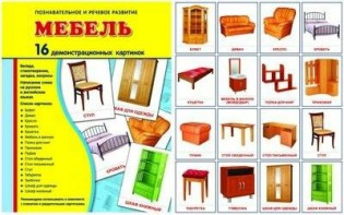 Демонстрационные карточки "Мебель" - fgospostavki.ru - Первоуральск