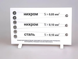 Прибор для демонстрации зависимости сопротивления проводника от его длины, сечения и материала - fgospostavki.ru - Первоуральск