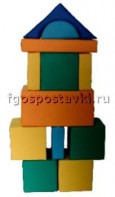 Мягкий модуль-конструктор "Городок" (12 элементов) - fgospostavki.ru - Первоуральск