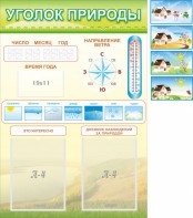 Стенд "Уголок природы" Вариант 2 - fgospostavki.ru - Первоуральск