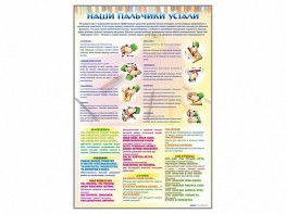 Стенд "Наши пальчики устали" (зарядка) - fgospostavki.ru - Первоуральск